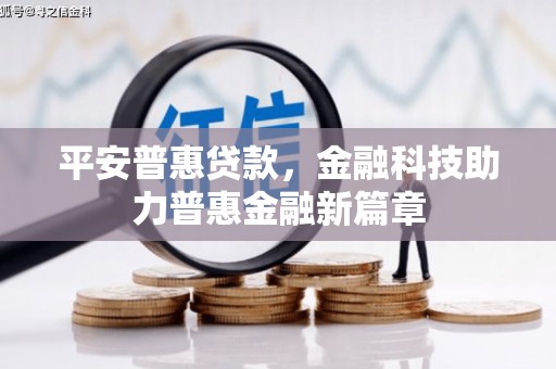 平南平安普惠贷款，金融科技助力普惠金融新篇章