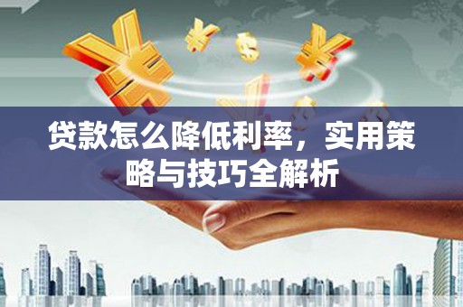 平南贷款怎么降低利率，实用策略与技巧全解析