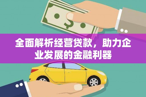 平南全面解析经营贷款，助力企业发展的金融利器