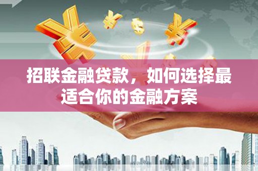 平南招联金融贷款，如何选择最适合你的金融方案
