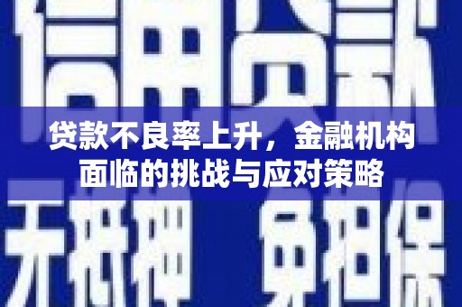 平南贷款不良率上升，金融机构面临的挑战与应对策略