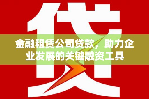 平南金融租赁公司贷款，助力企业发展的关键融资工具