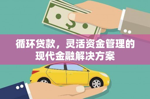 平南循环贷款，灵活资金管理的现代金融解决方案