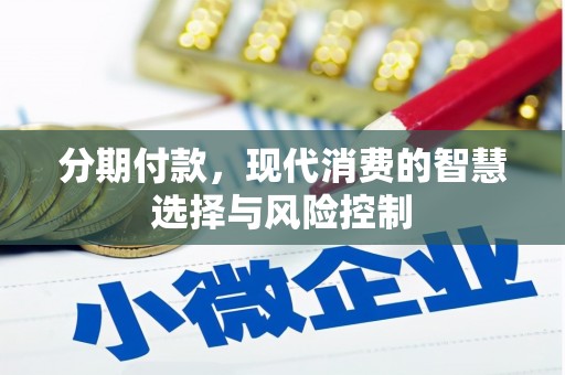 平南分期付款，现代消费的智慧选择与风险控制