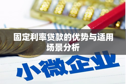 平南固定利率贷款的优势与适用场景分析