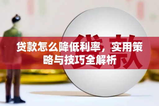 平南贷款怎么降低利率，实用策略与技巧全解析