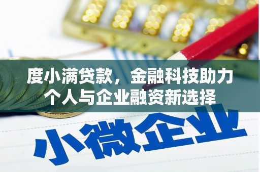 平南度小满贷款，金融科技助力个人与企业融资新选择