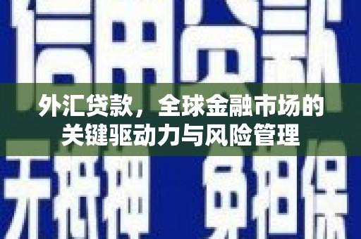 平南外汇贷款，全球金融市场的关键驱动力与风险管理