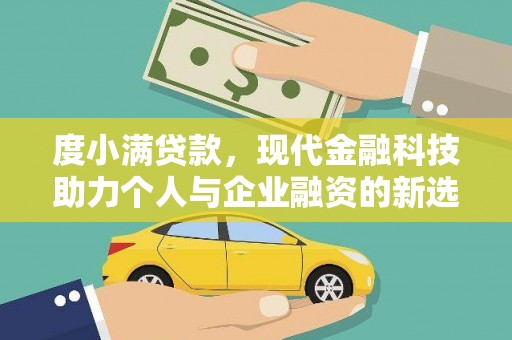 平南度小满贷款，现代金融科技助力个人与企业融资的新选择