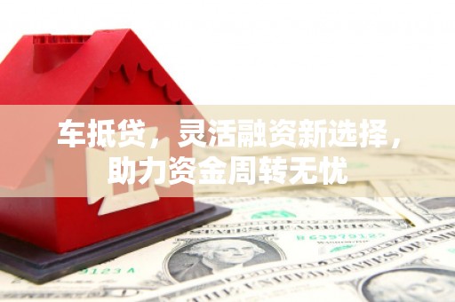 平南车抵贷，灵活融资新选择，助力资金周转无忧