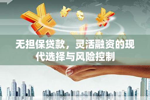 平南无担保贷款，灵活融资的现代选择与风险控制