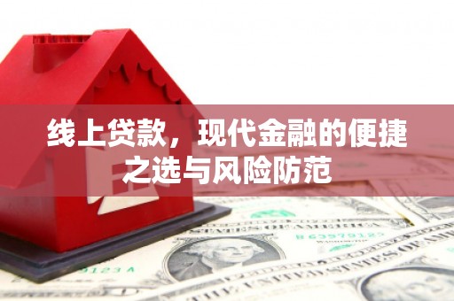 平南线上贷款，现代金融的便捷之选与风险防范