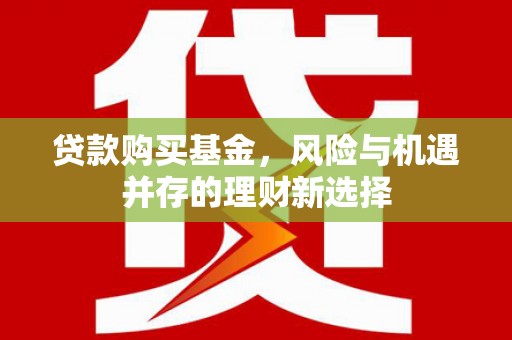 平南贷款购买基金，风险与机遇并存的理财新选择