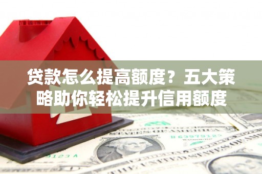 平南贷款怎么提高额度？五大策略助你轻松提升信用额度