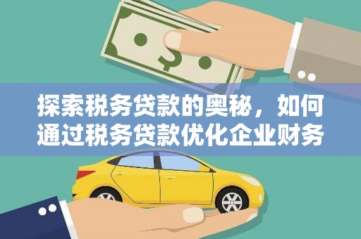 平南探索税务贷款的奥秘，如何通过税务贷款优化企业财务