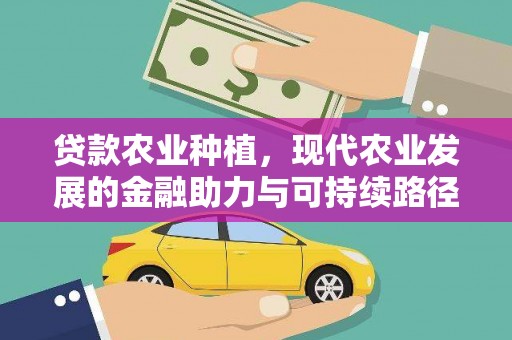 平南贷款农业种植，现代农业发展的金融助力与可持续路径