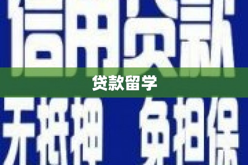 平南贷款留学
