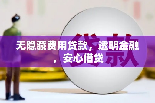 平南无隐藏费用贷款，透明金融，安心借贷
