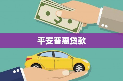 平南平安普惠贷款