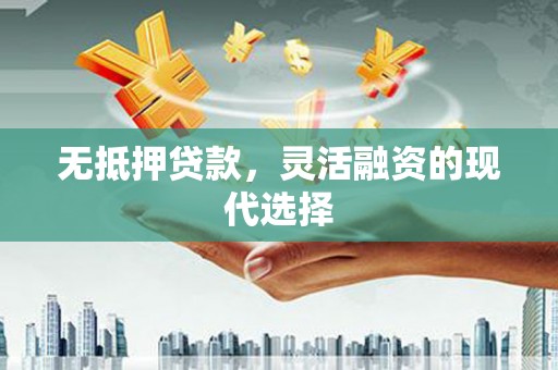 平南无抵押贷款，灵活融资的现代选择