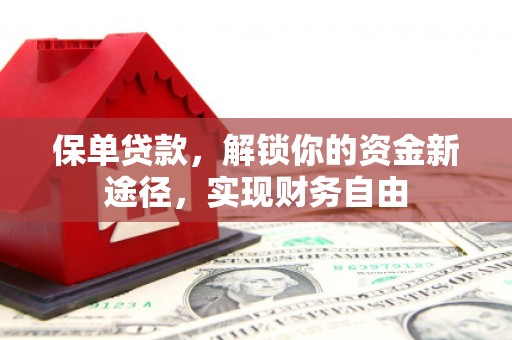 平南保单贷款，解锁你的资金新途径，实现财务自由