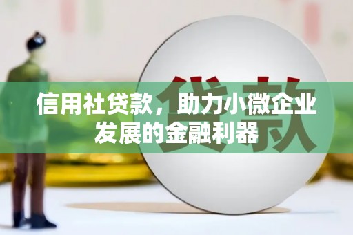 平南信用社贷款，助力小微企业发展的金融利器