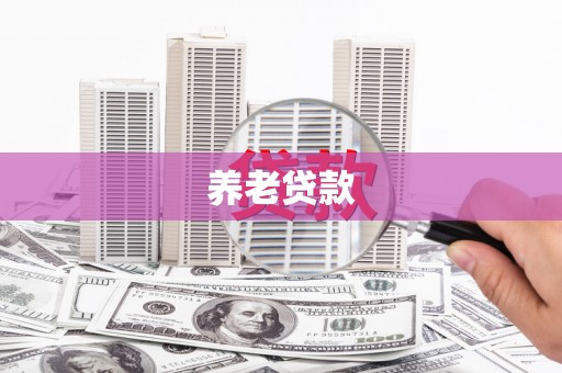 平南养老贷款