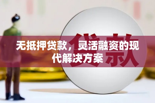 平南无抵押贷款，灵活融资的现代解决方案