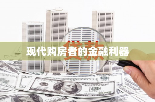 平南现代购房者的金融利器